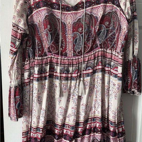 ONE WORLD Multicolor Paisley Dress - Picture 1 of 10